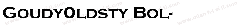 Goudy0ldsty Bol字体转换